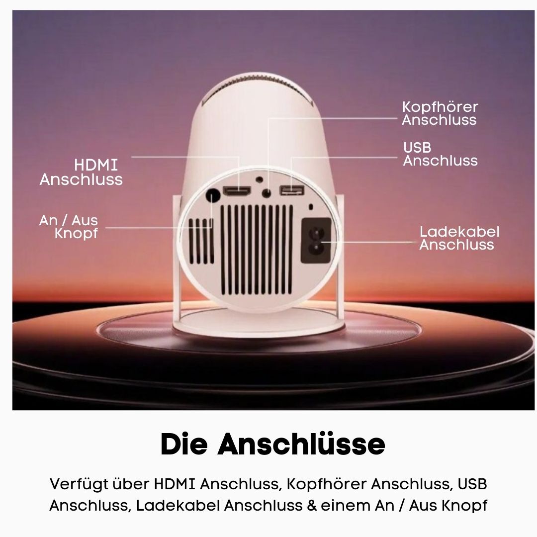 HoloBeam™ - HD-Projektor für Filme und Spiele | 41% Rabatt