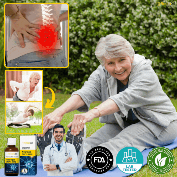 RestaXil™ Nerventropfen sagen | Lindert 97 % der Ischias- und Nervenschmerzen in 5 Tagen
