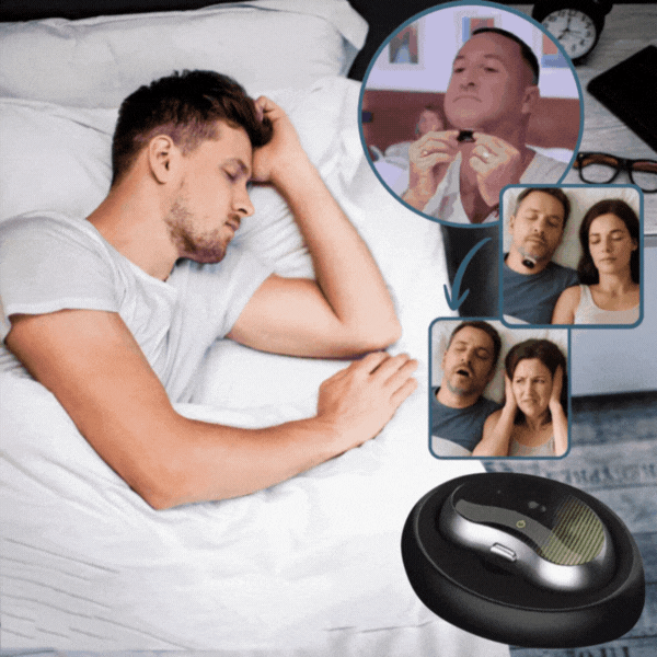 SnoreFree™-Gerät | Befreien Sie sich vom Schnarchen und schlafen Sie schon in der ersten Nacht gut!