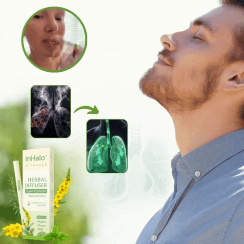 InHalo™ | Entfernt Schleim und Rauchrückstände bis zu 87% in 5 Minuten