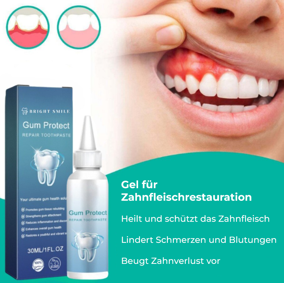 Bright Smile™ Zahnfleisch-Fixierungsgel | Stellt Zahnfleischrückgang in 93 % der Fälle innerhalb von 4 Tagen wieder her!
