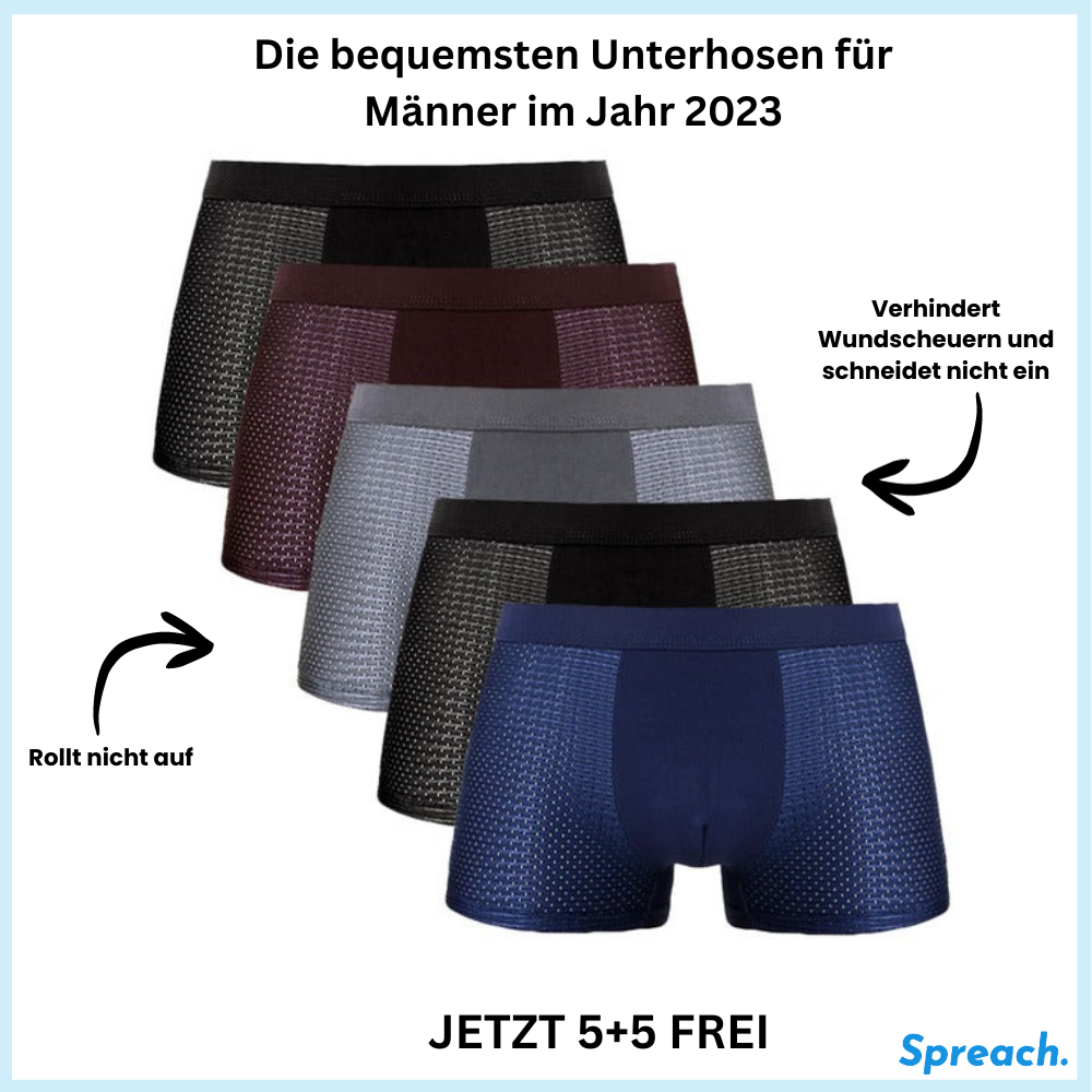 ZenFit™ - Microfiber Bamboo Boxer Briefs für Männer | 5+5 Gratis