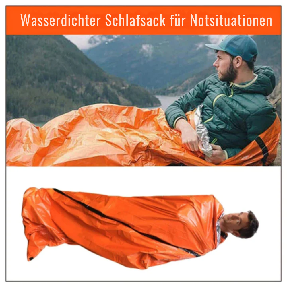 SleepShelter™ - Notfallschlafsack & Regenmantel | 1+1 Gratis