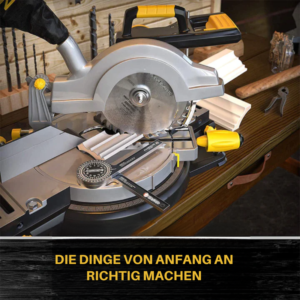 WoodMiter™ - 360° Aluminium Gehrungssägen-Winkelmesser | 1+1 GRATIS