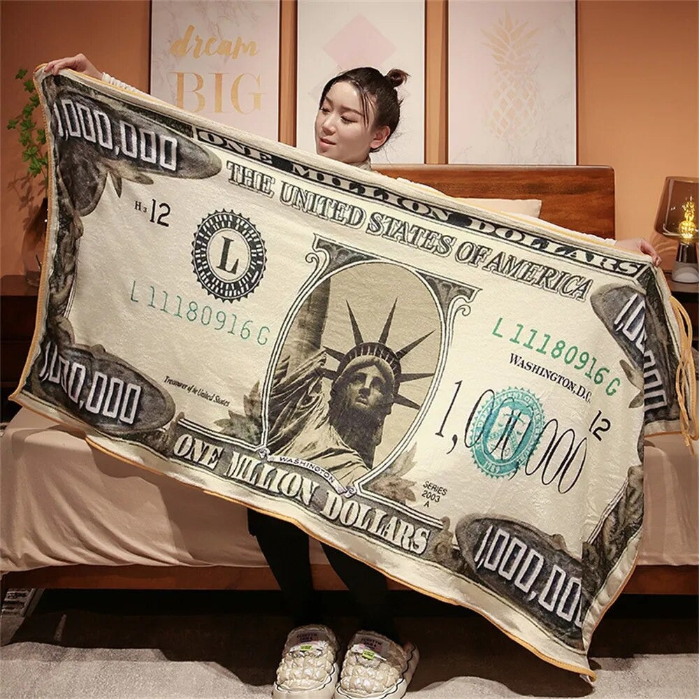 MoneyBlanket™ - Millionen-Dollar-Decke | 42% Rabatt