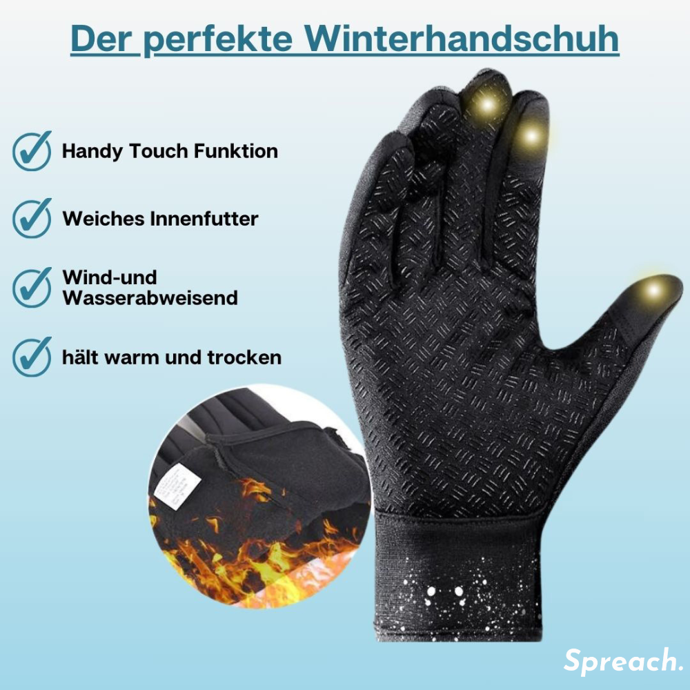 WarmTouch™ - Wasserdichter und warmer, rutschfester Touchscreen-Handschuh | 29% Rabatt