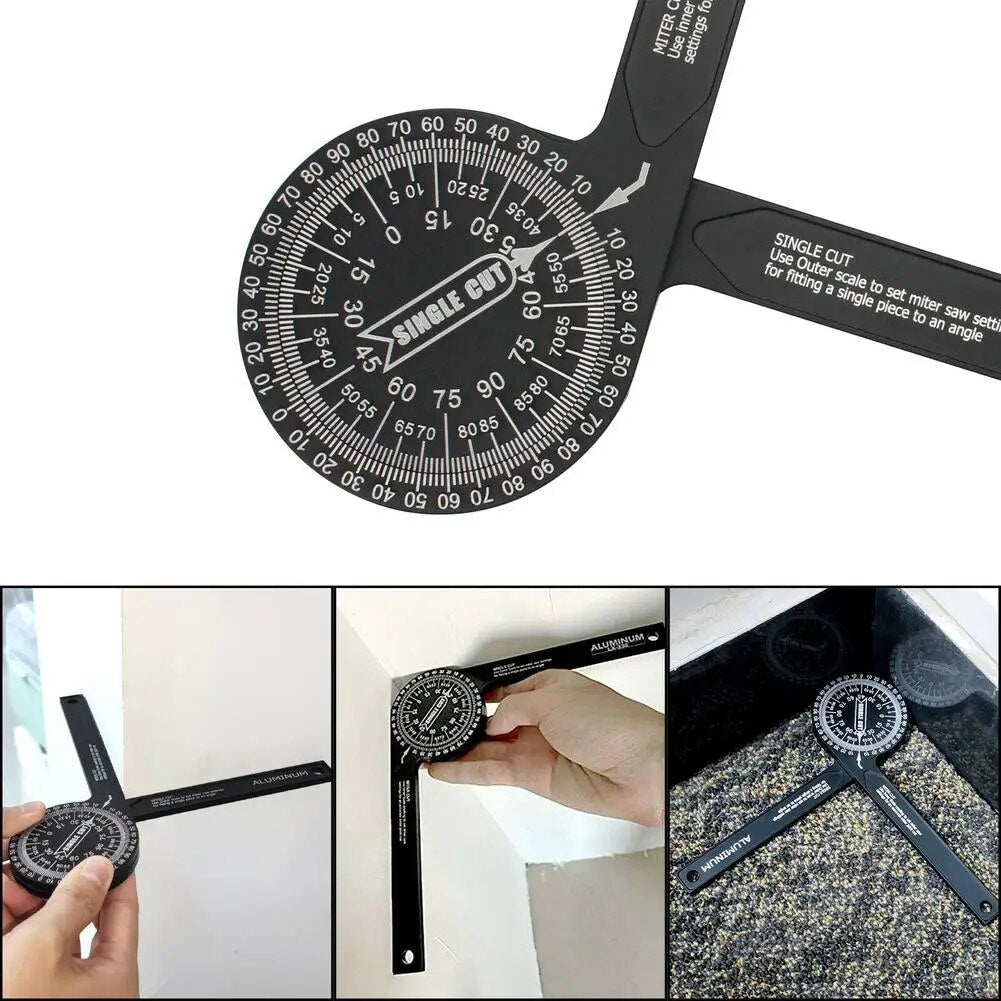 WoodMiter™ - 360° Aluminium Gehrungssägen-Winkelmesser | 1+1 GRATIS