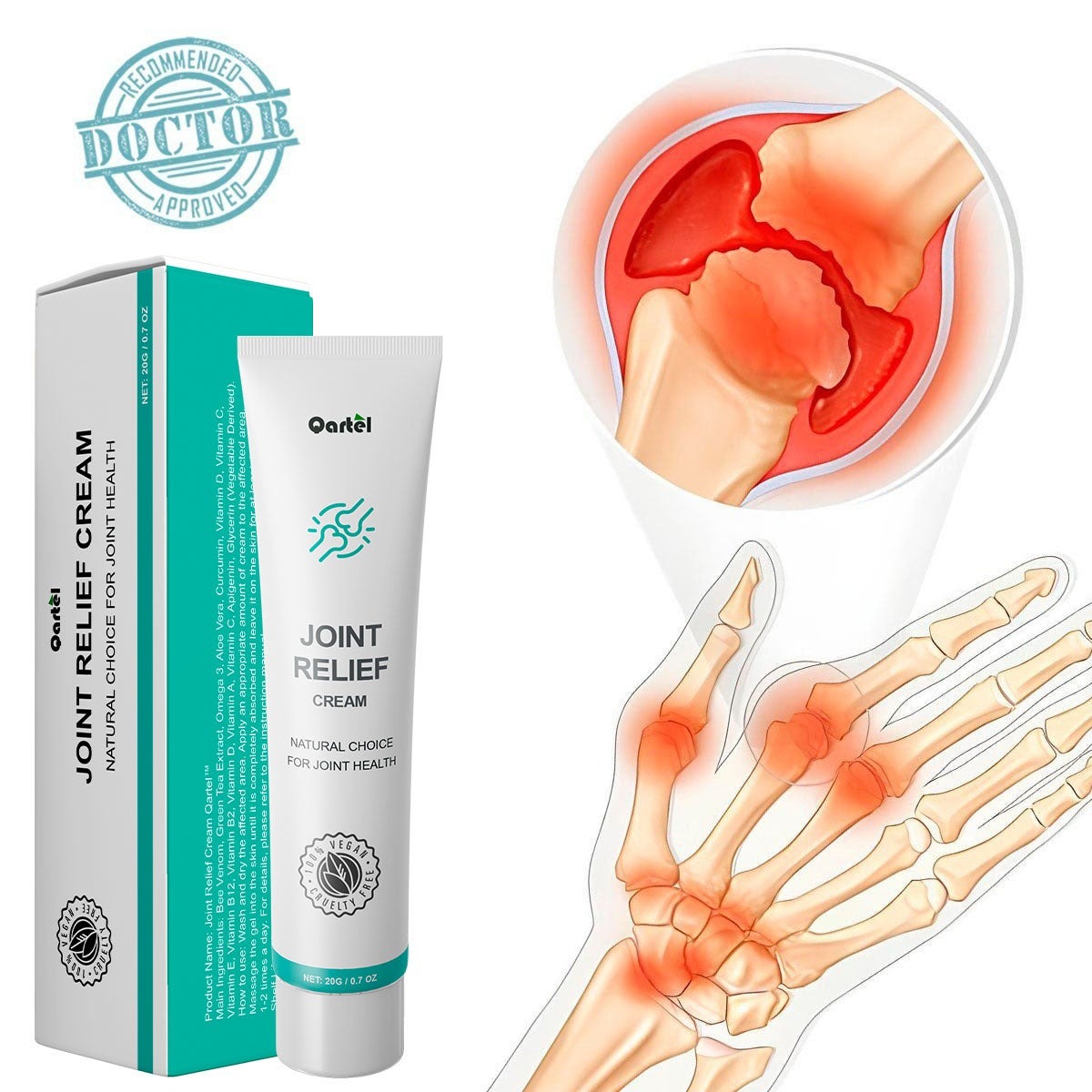Qartel reduziert Arthritis und Symptome innerhalb der ersten Anwendungswoche
