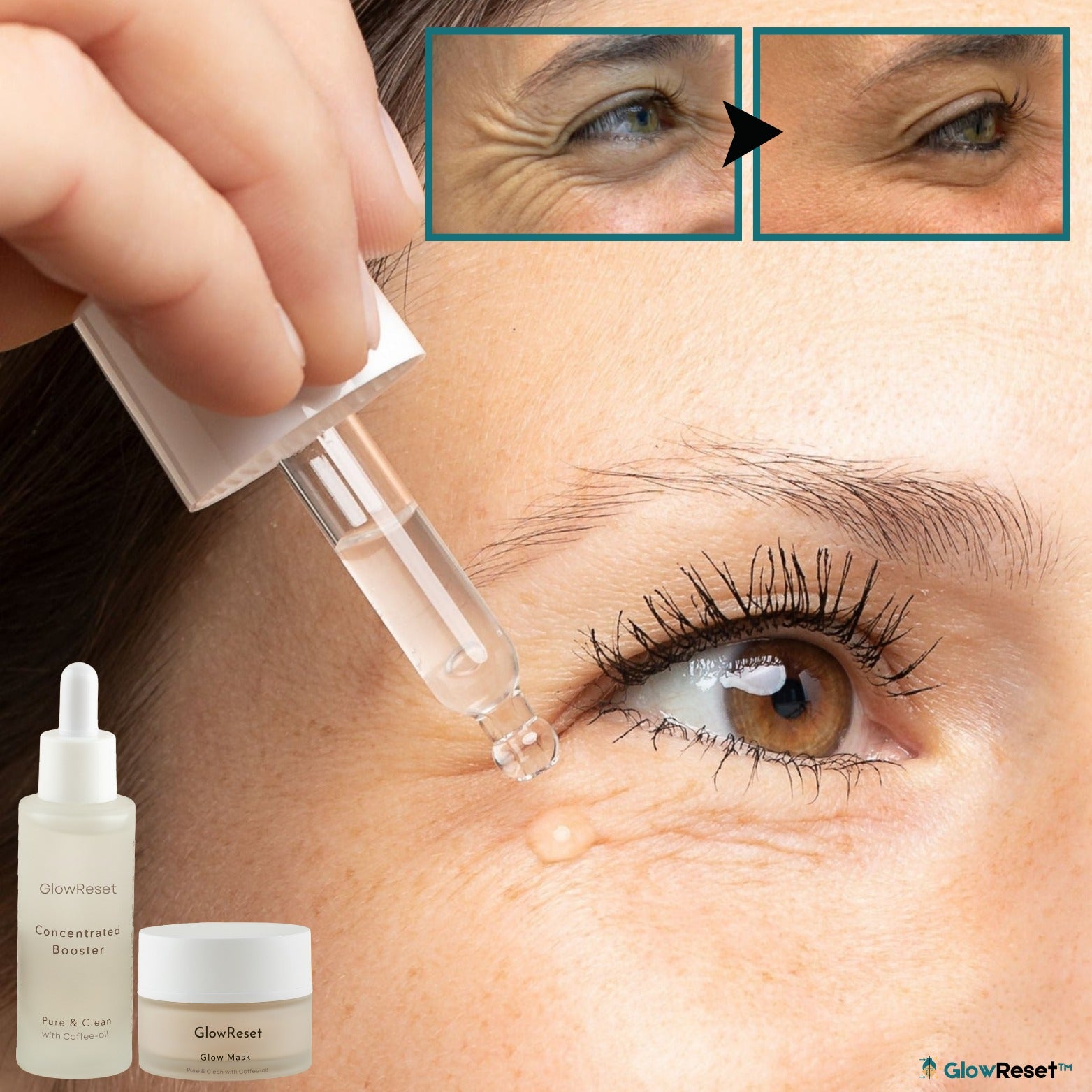 GlowReset™ Anti-Falten Nachtpflegeset | Bis zu 79 % weniger Fältchen über Nacht – wie im Schönheitsschlaf