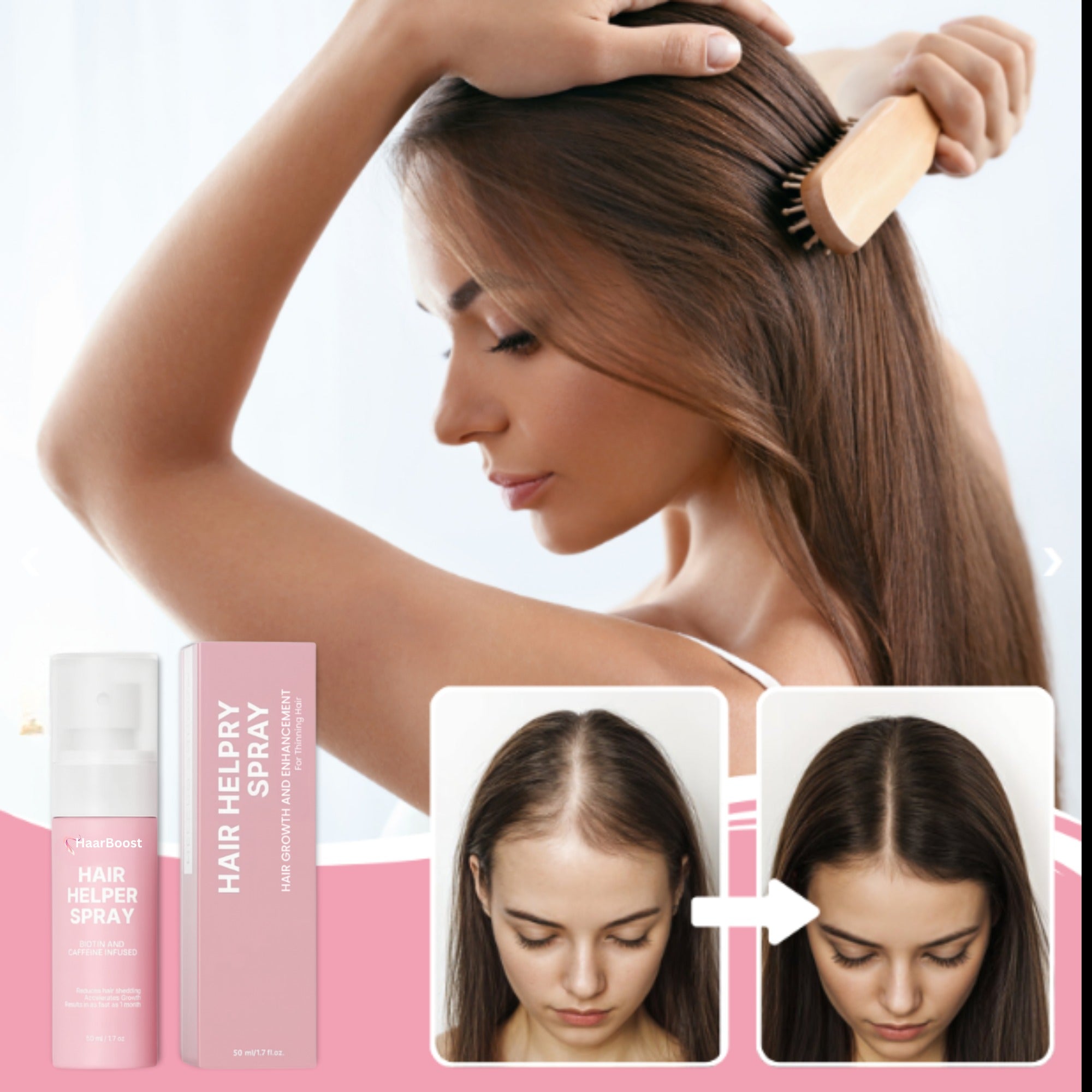 HairBoost™ sagen | Stoppen Sie Haarausfall und stimulieren Sie das Haarwachstum in nur 14 Tagen