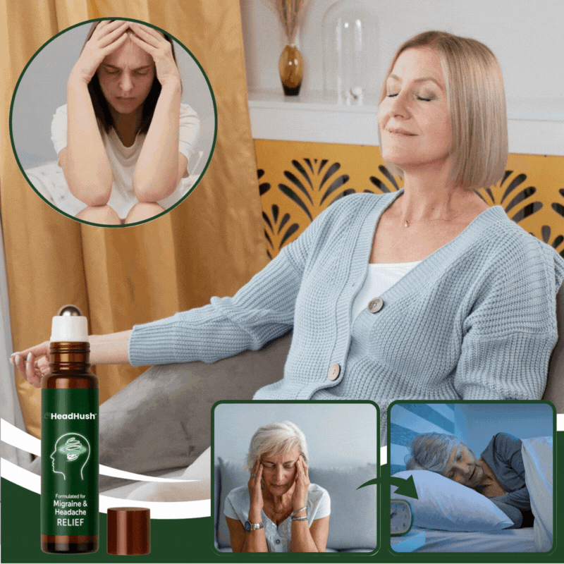 HeadHush™ sagen | Lindert Kopfschmerzen in nur 3 Minuten um 98 %!