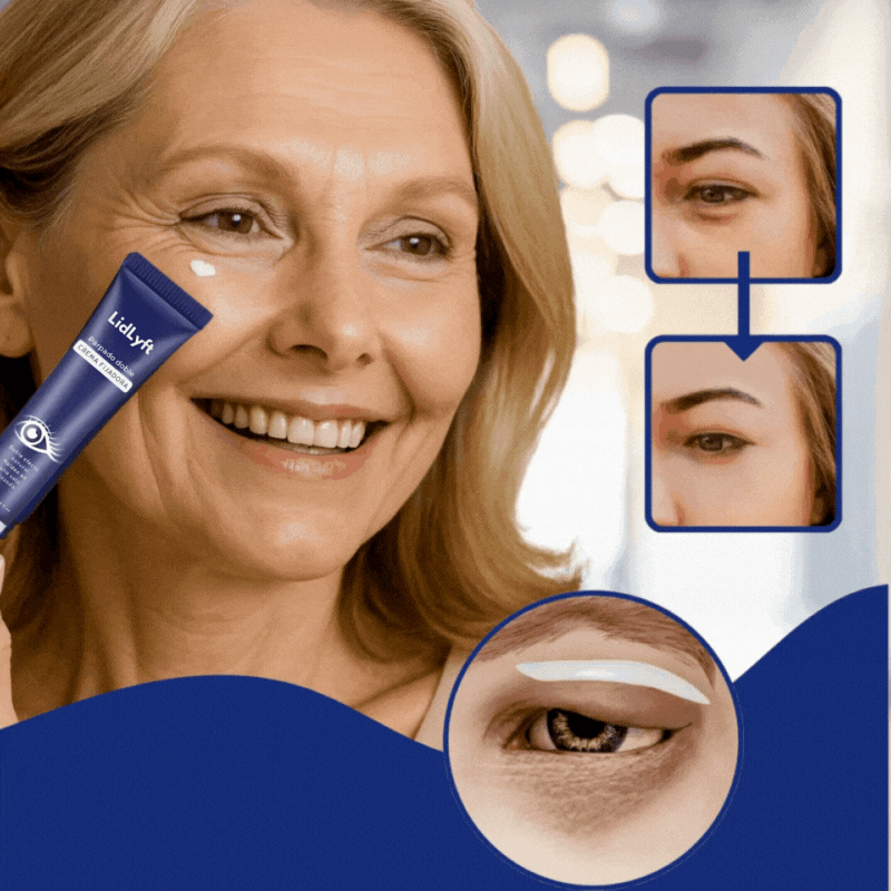 LidLyft™ – Augenlid-Lifting-Creme | Hebt hängende Augenlider in nur 7 Minuten an