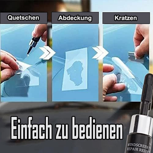 GlassFix™ - Nano-Flüssigkeit für die Windschutzscheibe | 1+2 Gratis