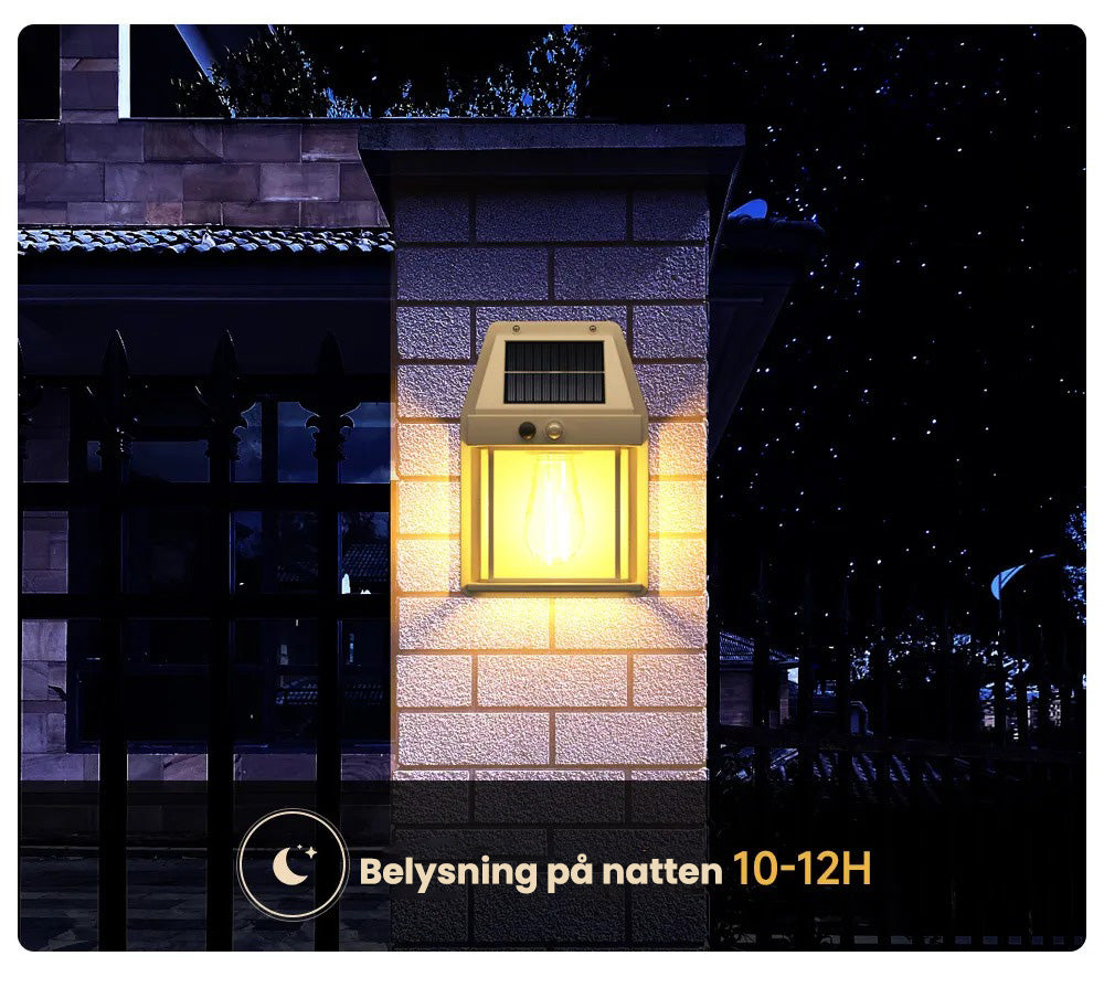 Luminaria™ - Wasserdichte Bewegungsmelder-Solarlampe | 38% Rabatt