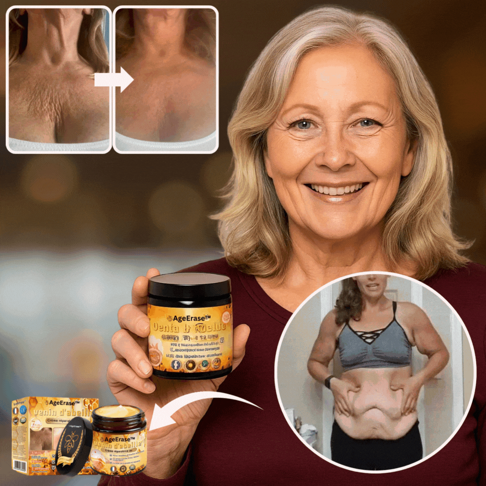 AgeErase™ Creme | Reduziert 80% der Falten und strafft die Haut in nur 7 Tagen!