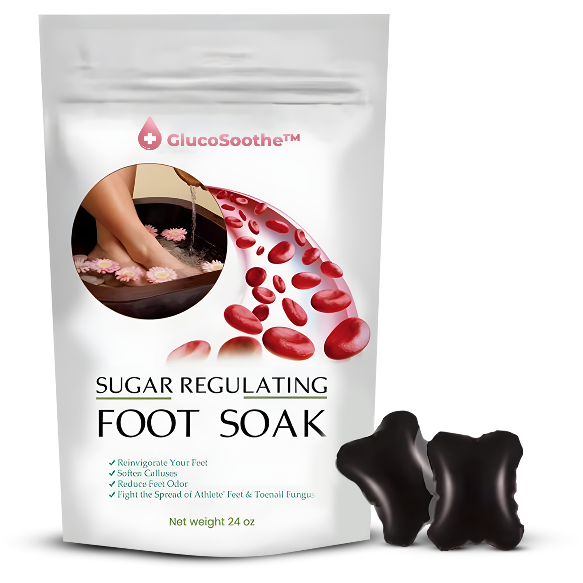 GlucoSoothe™ - Fußbad | Entgiften Sie Ihren Körper und fühlen Sie sich jeden Tag gesund und voller Energie