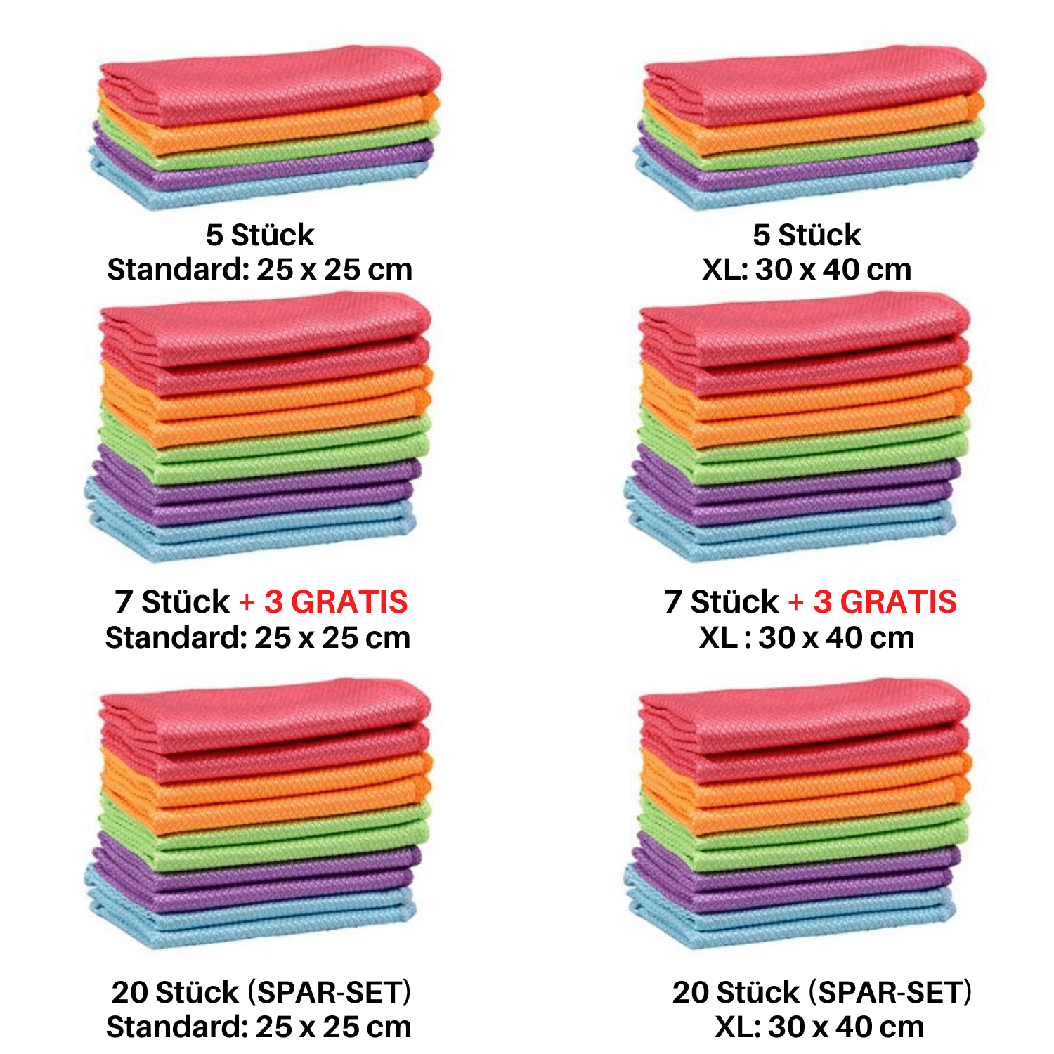 Senora™ Wundertuch - Streifenfrei Reinigen und Polieren